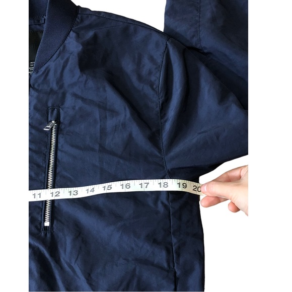 Men’s H&M Navy Blue Bomber Jacket - S - Picture 10 of 12